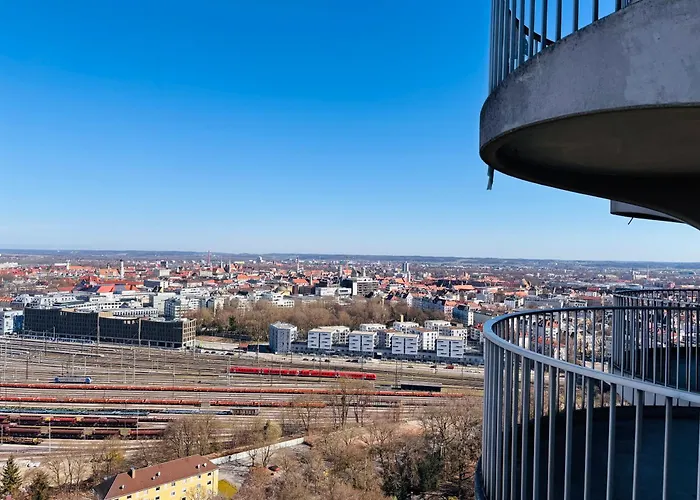 Apartment Skyline- 2 Zimmer-apartment, Balkon, Messe & Bahnhof Nah