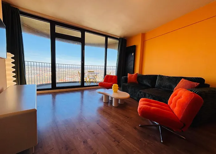 Apartment Skyline- 2 Zimmer-apartment, Balkon, Messe & Bahnhof Nah